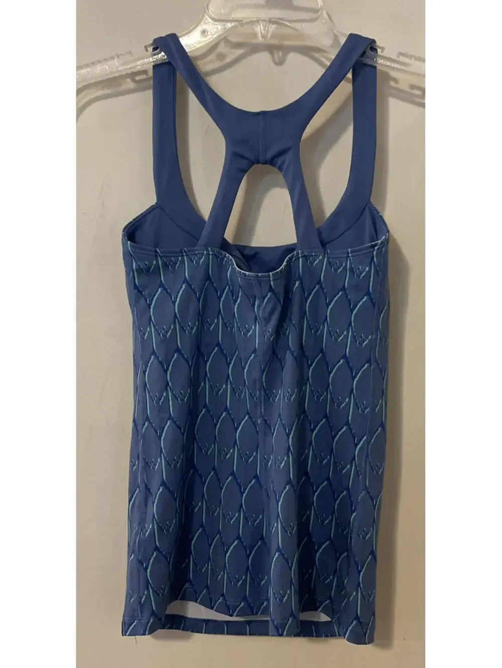 The North Face Womens XS Blue Athletic Sleeveless Tank Top W/Shelf Bra! M1119 - Picture 2 of 2